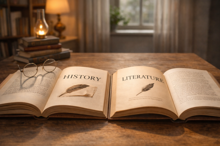 문학과 역사기록, 진실을 다루는 방식의 차이